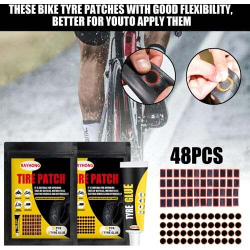 Cycling Bike Tire Inner Tube Puncture Patch Repairing Bike Tire Rubber Patch bicycle Repair Tool