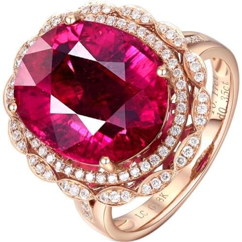 Luxury Women Faux Pigeon Blood Ruby Adjustable Finger Ring Wedding Jewelry Gift
