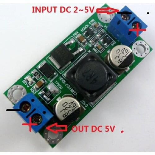 TB335 3.5A DC 3V 3.3V 3.7V to 5V Step Up Boost Module for LED Moter Li Solar Charger