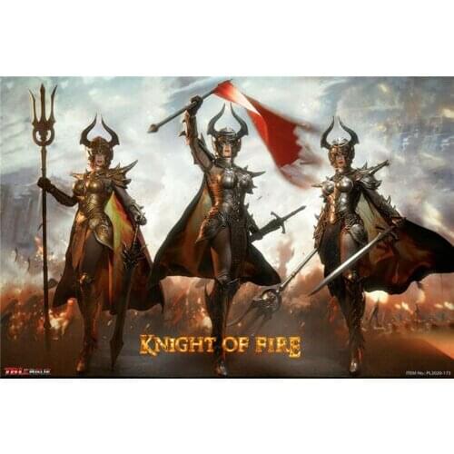 1/6th TBLeague Knight of Fire Female Warrior PL2020-173 Soldier Figure Full Set
