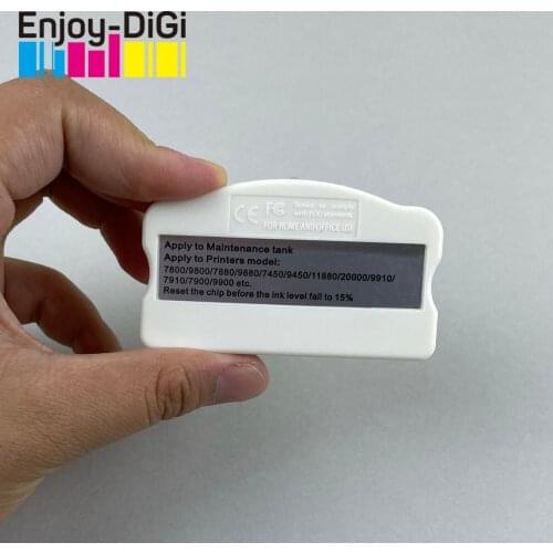 Maintenance tank chip resetter for Epson 7800 9800 7880 9880 7450 9450 11880 20000 9910 7910 7900 9900