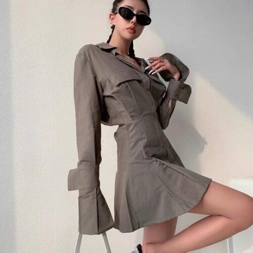 Модные платья-рубашки XIBANI China At AliExpress