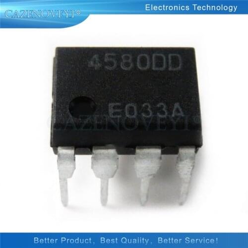 10pcs/lot NJM4580D JRC4580D 4580D DIP-8 In Stock