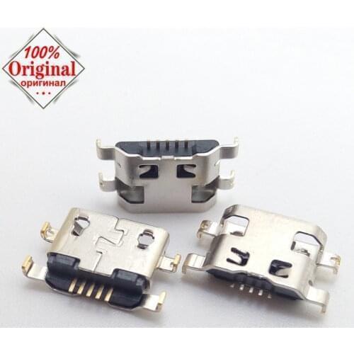 100pcs 5 pin Micro USB jack socket charging port connector for Lenovo A708t S890 for Alcatel 7040N for HuaWei G7 G7-TL00