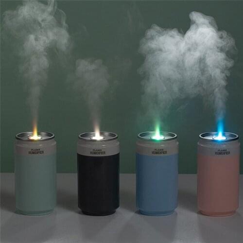 200ML Ultrasonic Air Humidifier Coloured Lights USB Essential Oil Aroma Diffuser Car Purifier Anion Mist Maker