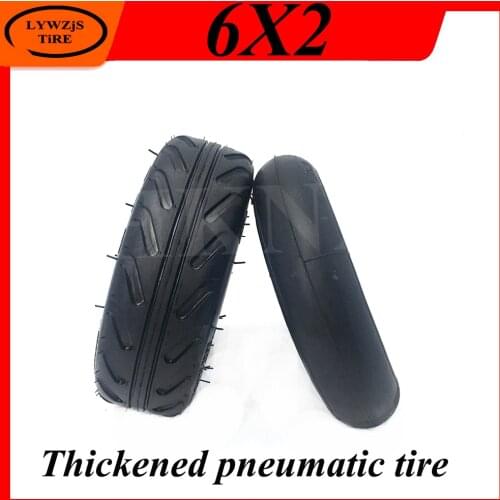 6 Inch Tire 6x2 Pneumatic Tyre Inner Tube Outer Tire for MINI Electric Scooter Fast Wheel F0 High Quality Tire