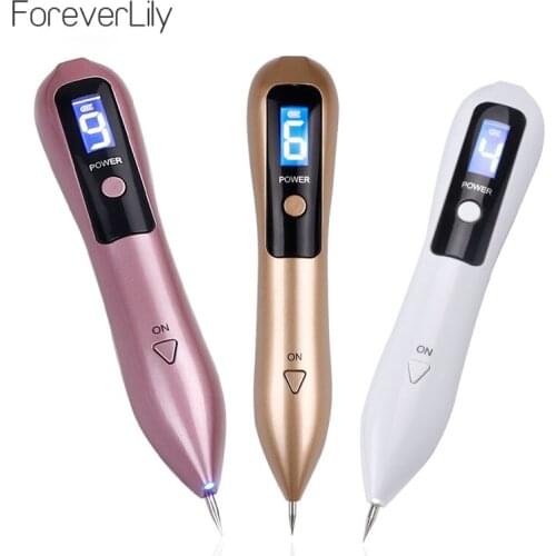 9 Level Laser Plasma Pen Mole Freckle Removal Dark Spot Remover LCD Skin Care Point Pen Skin Wart Tag Tattoo Cleaner Beauty Care