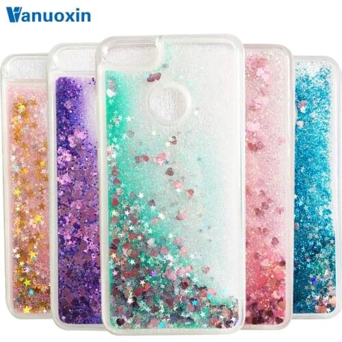 Fundas Xiaomi Mi A1 case on for Xiaomi Mi 5X case cover Mi5X Liquid Glitter Soft TPU Silicone cover Mobile Phone Cases capa Back