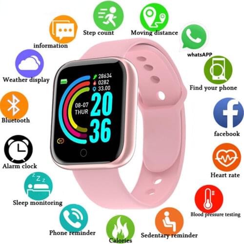 Digital Smart Sport Watch Mens Watches Digital Led Electronic Wristwatch Bluetooth Fitness Wristwatch Women Kids Hours Hodinky