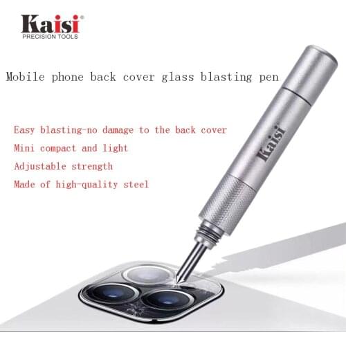 Kaisi Blasting Demolishing Pen for iPhone 11 12 pro max Rear Housing Glass Break Crack Back Cover Glass Lens Demolishing Pen