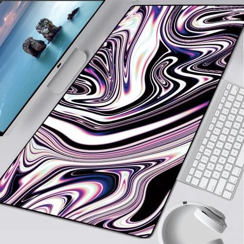 Soft Surface Mousepad HD Printing Cool Computer Gamers Locking Edge Mouse Pad Rubber XXL 80x30 90x40cm Keyboard PC Desk Play Pad