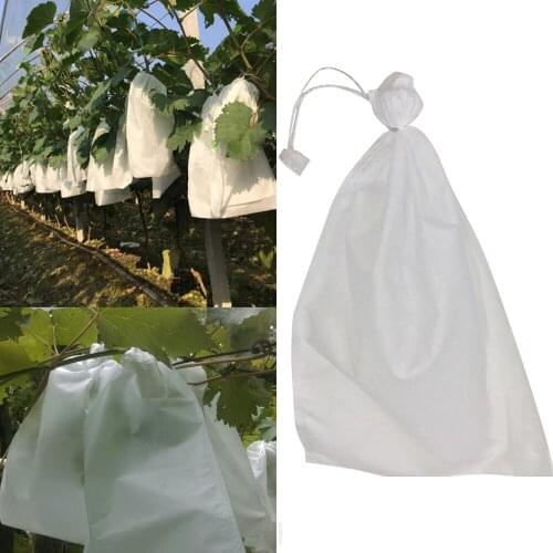 100Pcs Grape Protection Bags For Fruit Vegetable Mesh Against Insect Pouch Waterproof Pest Control Anti-Bird Garden