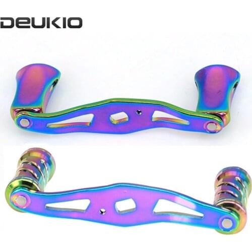 Metal Colorful Fishing Reel Handle A/D/S Brand Bait Casting Reel Rocker Arm Fishing Reel Handle Replacement Parts