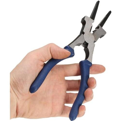 MIG Welding Pliers Multipurpose Pincers Flat Mouth Pliers Tool Spring Loaded Insulated Handle Hand Tools
