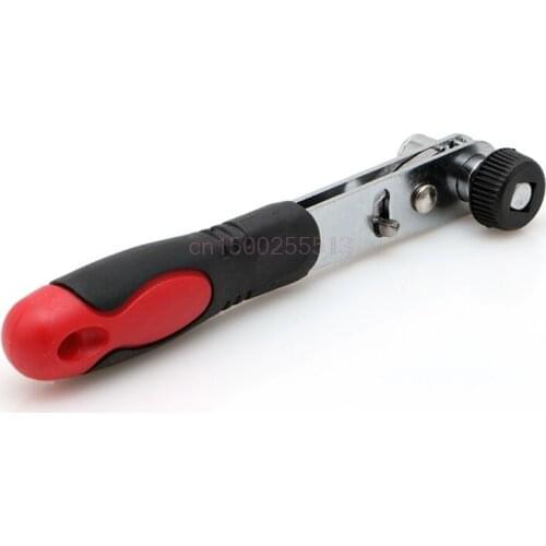 Mini Wrench Rapid Ratchet Wrench 1/4" Screwdriver Rod Quick Socket Wrench Tools Red