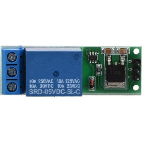 Mini DC 6-24v Flip Flop Latch Relay Module Bistable Self Locking Switch Low Pulse Trigger Board for LED Smart Home