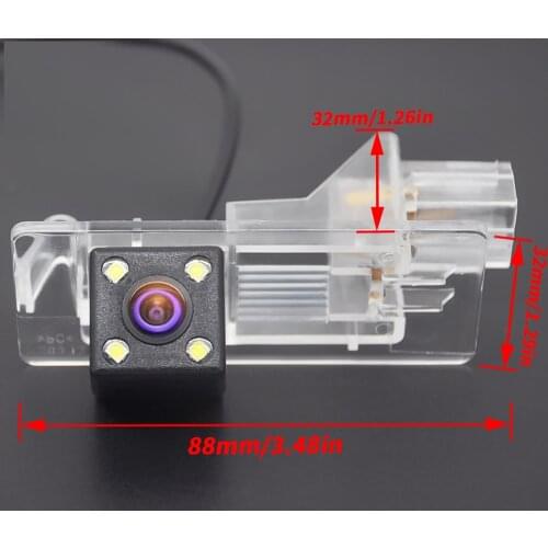 Rear View Reverse Camera for Renault Fluence/Renault Clio 4 2014 2015 CCD waterproof Night backup Parking camera