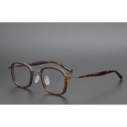 Acetate Glasses Frame Men Women Vintage Square Clear Eye Glasses Optical Myopia Prescription Eyeglasses Frames Ewewear Oculos