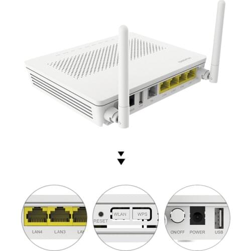 HG8546m Fiber optic equipment 1ge+3fe+1tel+wifi gpon wifi router Triple Play Ont Ftth HUAIWEI Modem Gpon ONU