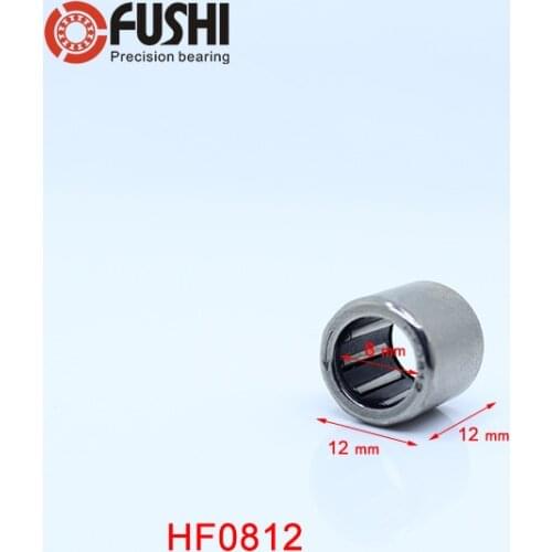 HF0812 Bearing 8*12*12 mm ( 10 PCS ) Drawn Cup Needle Roller Clutch HF081212 Needle Bearing