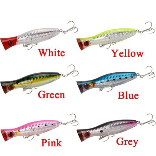1Pcs Big Popper Fishing Lures Bass Wobbler Bait Artificial Hard Topwater Fish Lures Saltwater Fishing Tackle