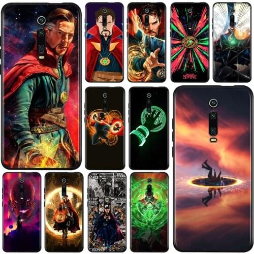 Silicone Black Cover Marvel Avengers Doctor Strange For Xiaomi Redmi K40 K30i K30T K30S K20 10X GO S2 Y2 Pro Ultra Phone Case