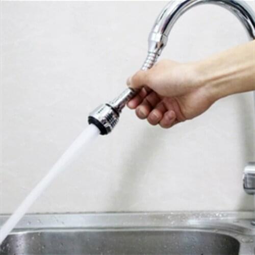360 Degree Adjustment Kitchen Faucet Extenders Bathroom Extension Tube Water Tap Filter Water Foam Kitchen Faucet Accessories