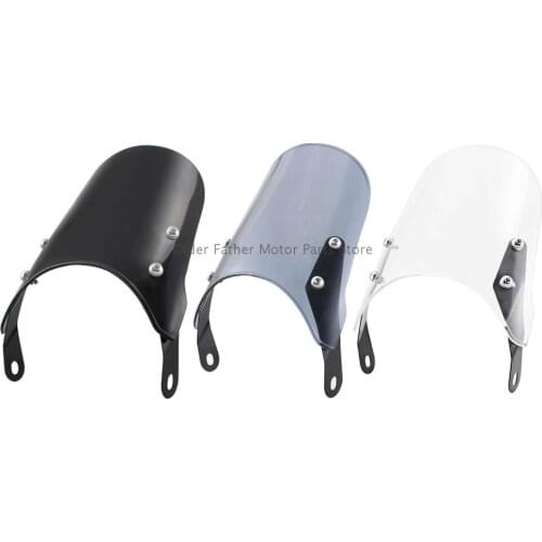 Motorbike Windshield Compact Sport Wind Deflector Screen For Triumph Bonneville T100 T120 T 100 T 120 Fairing Visor Parts