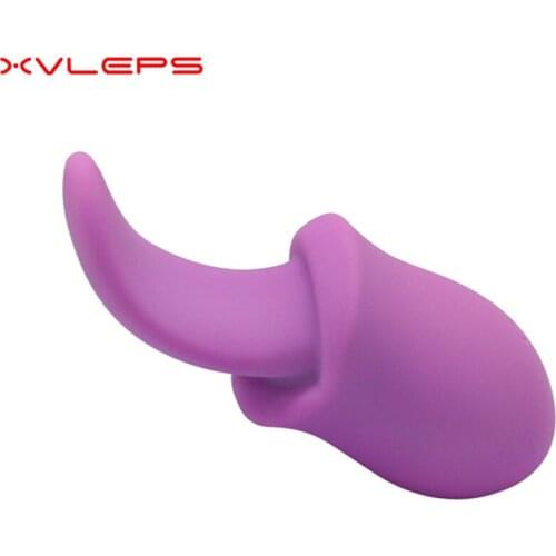 Xvleps G-spot Clitoris Stimulators Vibrators, Multi-Function Licking Tongue Vibrator Oral Sex Toy Vaginal Anal Clit Tickler