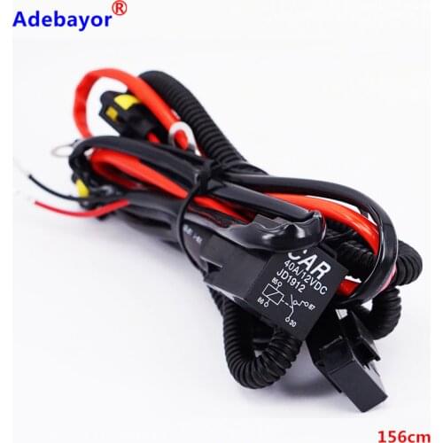 1X Big Promotion H11 headlight Relay Wire Harness Wiring Adapter Extension Cable Xenon For HID Conversion Kit headlight LED DRL