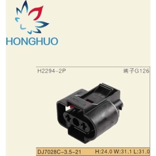 2 Pin/way Plug Washer Fluid Sensor Pigtail 1J0973202