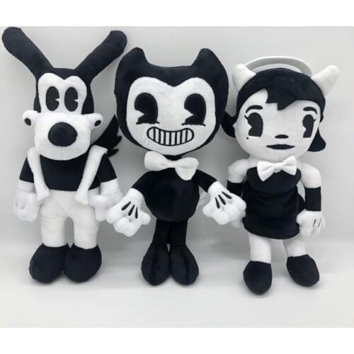 3pcs/lot Bandy Ink Maker Doll Cartoon Thriller Game Plush Toy Stuffed Animal Toys For Children Kids Gift