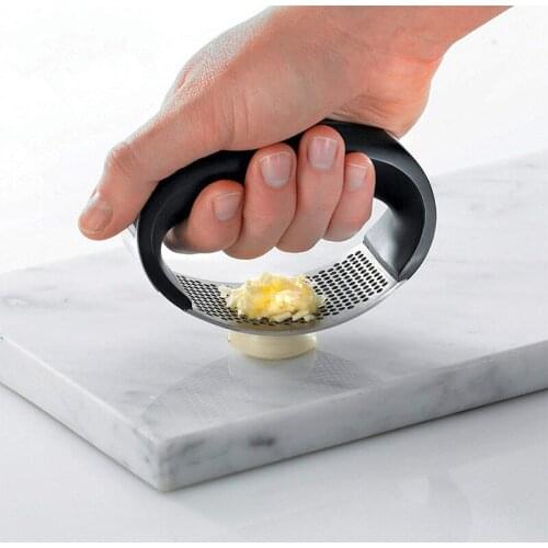 304 Stainless Steel Garlic Presser Multifunctional Manual Garlic Mud Presser Household Garlic Mud Presser