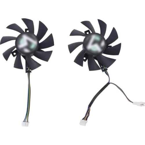 New 75MM MS RX570 GT710 GT730 GPU Alternative Cooler Cooling Fan For MAXSUN RX 570 Graphics Cards As Replacement