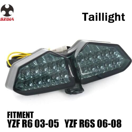 Motorcycle Accessories Tail light Turn Signal Rear Brake Lamp For YAMAHA YZFR6 YZF R6 YZF-R6 2003-2005 YZFR6S YZF R6S 2006-2008