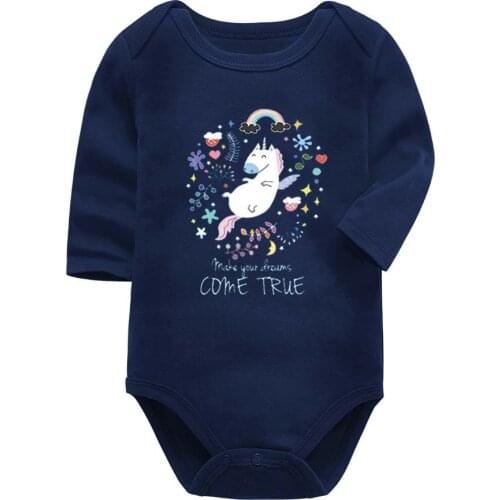 Baby clothing girls bodysuit newborn long sleeve 3 6 9 12 18 24 months cotton kids toddler babies boys clothes
