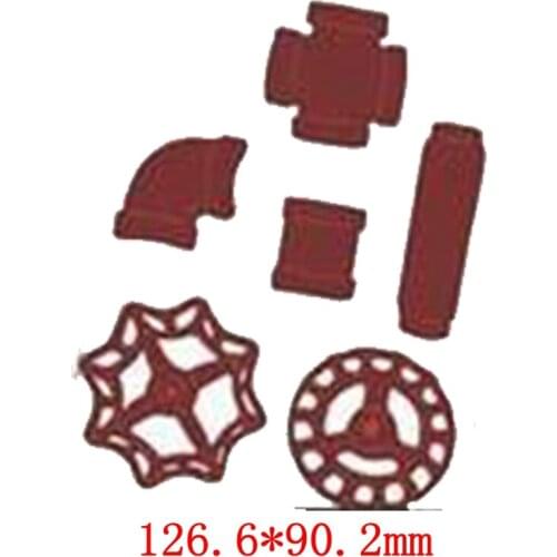Faucet Gear Parts Metal Cutting Dies Stencils for DIY Scrapbooking Photo Album Decorative Embossing Card Craft Supplier Die Cut