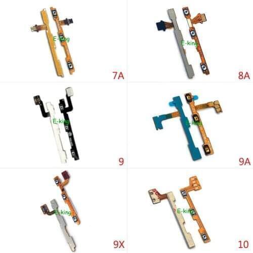 10PCS For Huawei Honor 7 7i 7A 8 8A 9 9A 9X 10 Y6P Power On Off Volume Switch Side Button Key Flex Cable