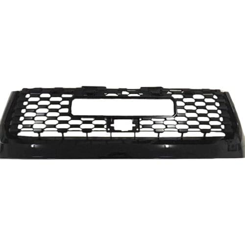 Fit for Toyota Tundra 2014-2019 ABS Gloss Black Trim Hood Cover Grille Strip Light Strip Covers Mesh Outlet Grille