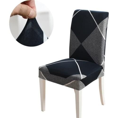 YanYangTian Waterproof Chair Cover Banqueting Covers for Chairs for Kitchen Stretched Chair Covers Spandex Elastic Chair Cover