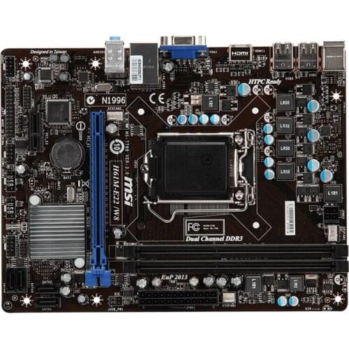 MSI H61M-E22/W8 Desktop Motherboard LGA 1155 DDR3 ram Intel H61 support Xeon E3-1270 v2 cpus PCI-E x16 HDMI USB2.0 motherboard