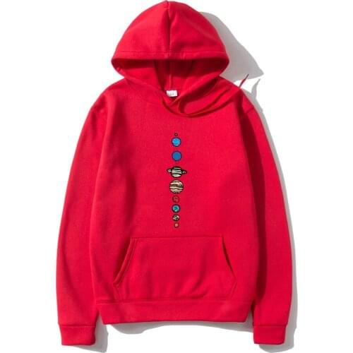 Harajuku Men Hoodie Planets Colour Casual Hoodies Sweatshirts New Autumn Creative Design Funny Fashion Hoody Pullover Streetwear