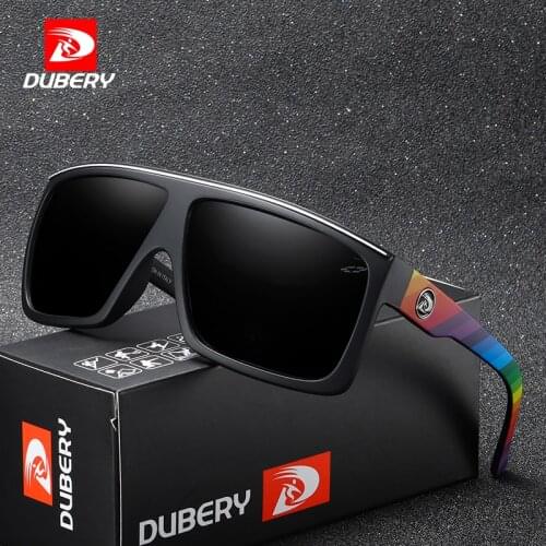 DUBERY Brand Design Polarized Sunglasses Men Driving Shades Male Retro Sun Glasses For Men Summer Mirror Fashion UV400 Oculos