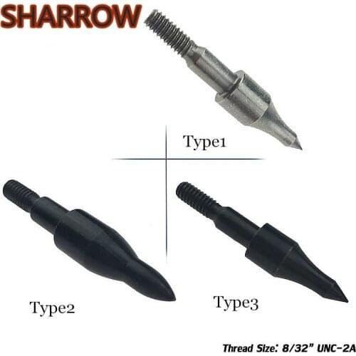 100Pcs Archery Shooting Game Target Arrowhead 100Grains Points Arrow heads Broadhead For Outdoor Archery Accessories