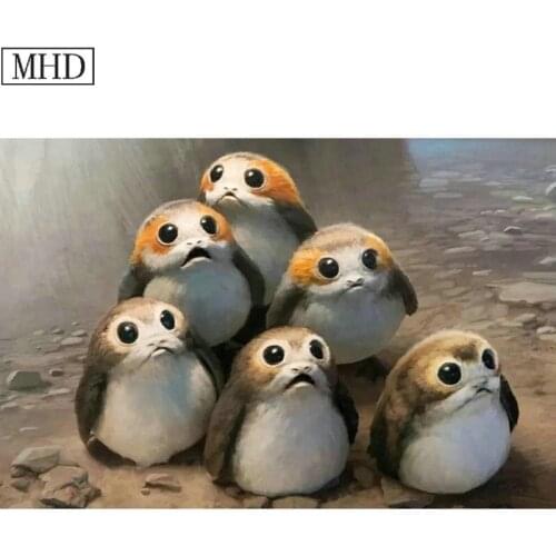 New Diamond Painting Cross Stitch 6 Cute Little Animals for Home Decor Square Full 3D Diamond Mosaic New Arrival Art