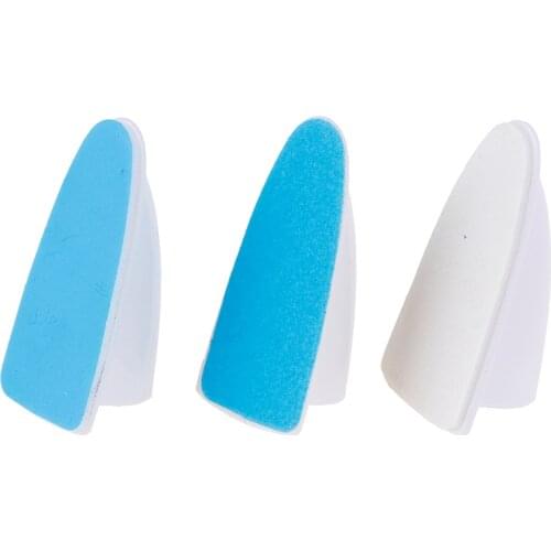 NEW 3pcs Nail File Buffer Pedicure Nail Surface Grinding Device Electric Manicure Machine Replacing Heads Nail Art Tools
