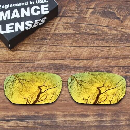 ToughAsNails Polarized Replacement Lenses for Oakley Style Switch Sunglasses Gold Mirrored Color (Lens Only)