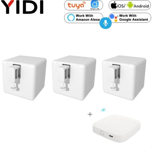 Tuya Smart Life Bluetooth-Compatible Smart Fingerbot Bot, Wireless Remote Control Button Pusher Switch Alexa Google Home Voice