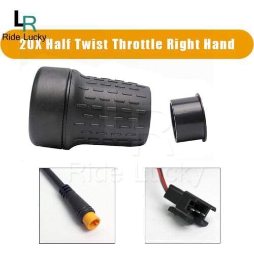 Wuxing 20X Right Hand Half Twist Throttle SM Waterproof Connector Ebike Conversion Kit Accessories