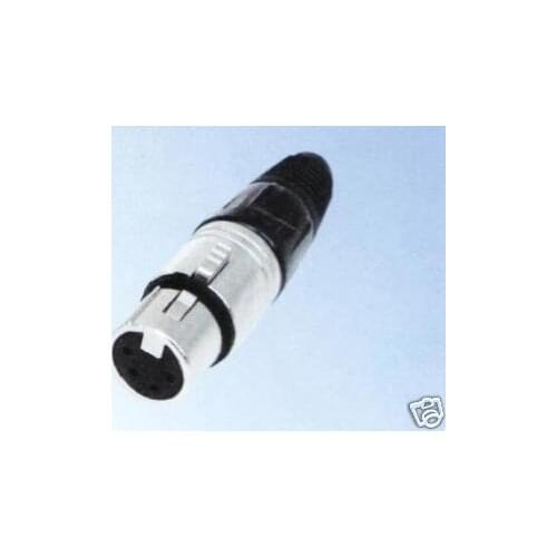 XLR 4 Pin Female MIC Cable Connector Socket 200pcs